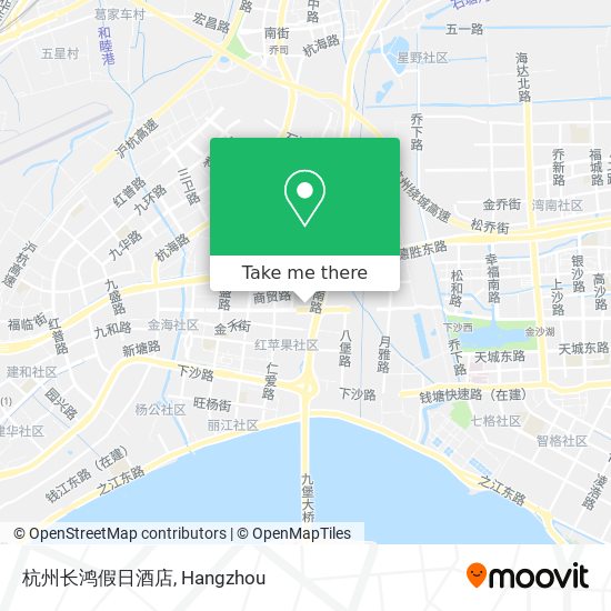 杭州长鸿假日酒店 map