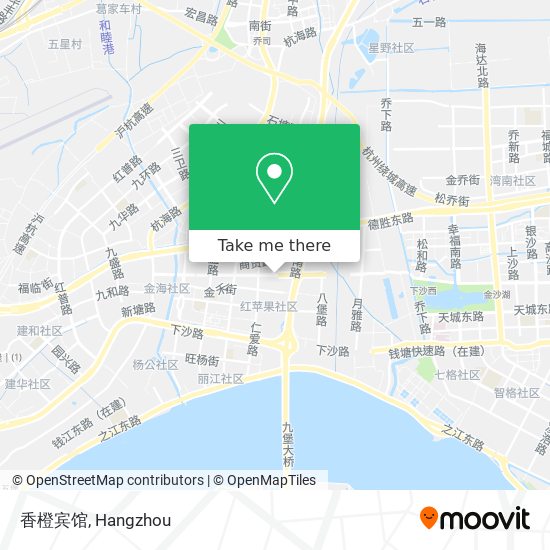 香橙宾馆 map