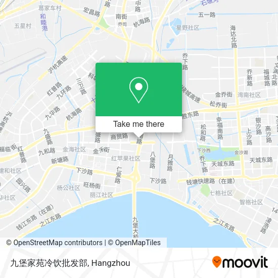 九堡家苑冷饮批发部 map