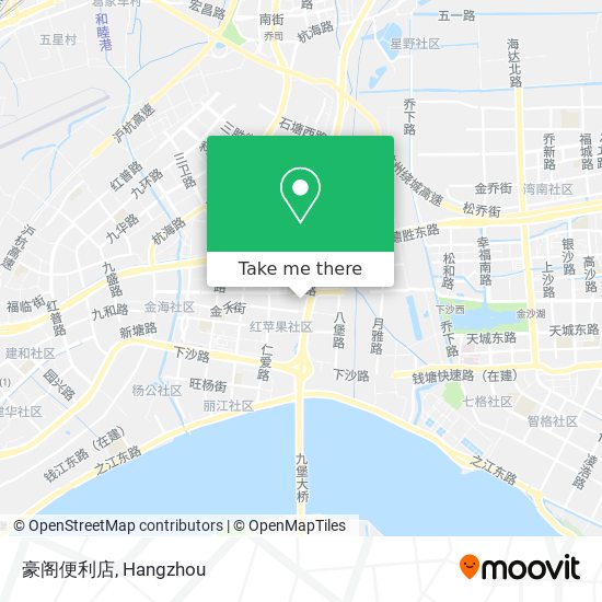 豪阁便利店 map