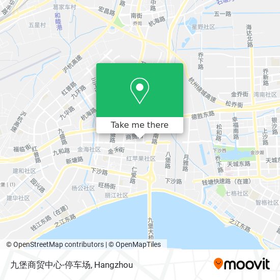 九堡商贸中心-停车场 map