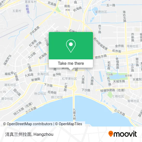清真兰州拉面 map