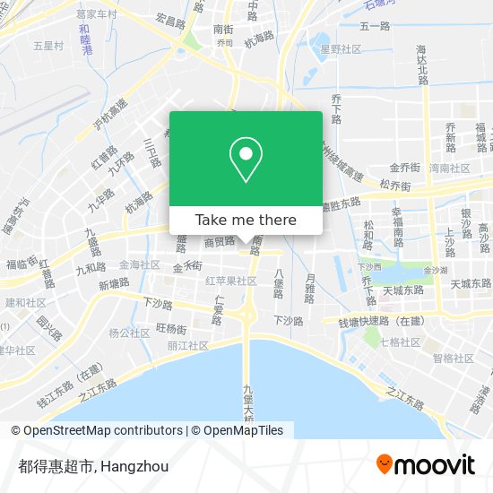 都得惠超市 map