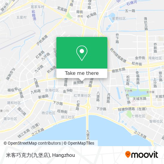 米客巧克力(九堡店) map