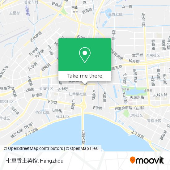七里香土菜馆 map