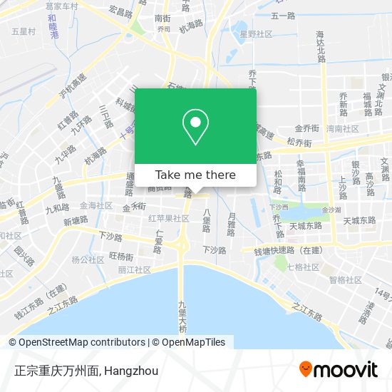 正宗重庆万州面 map