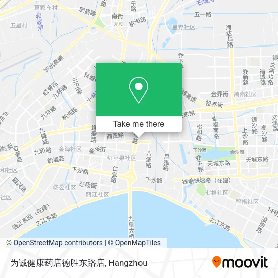 为诚健康药店德胜东路店 map