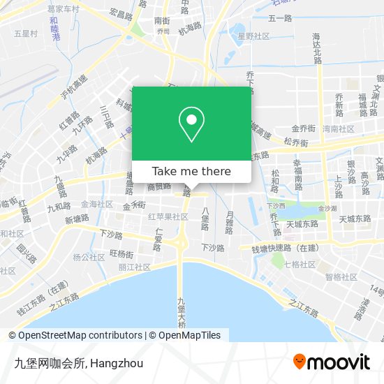 九堡网咖会所 map