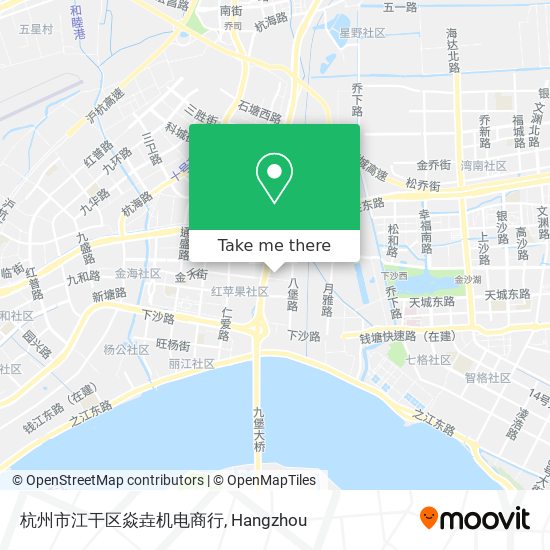 杭州市江干区焱垚机电商行 map