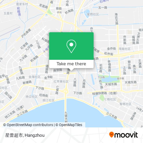 星蕾超市 map