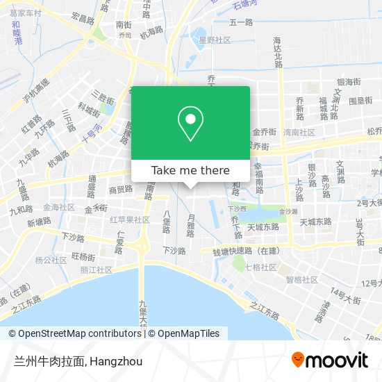 兰州牛肉拉面 map