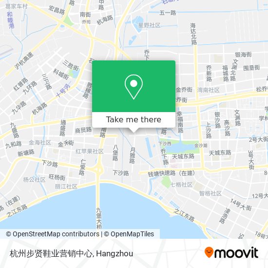 杭州步贤鞋业营销中心 map