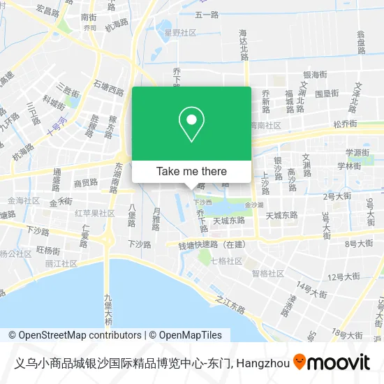 义乌小商品城银沙国际精品博览中心-东门 map