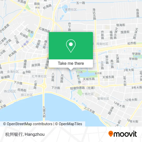 杭州银行 map