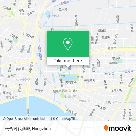 松合时代商城 map