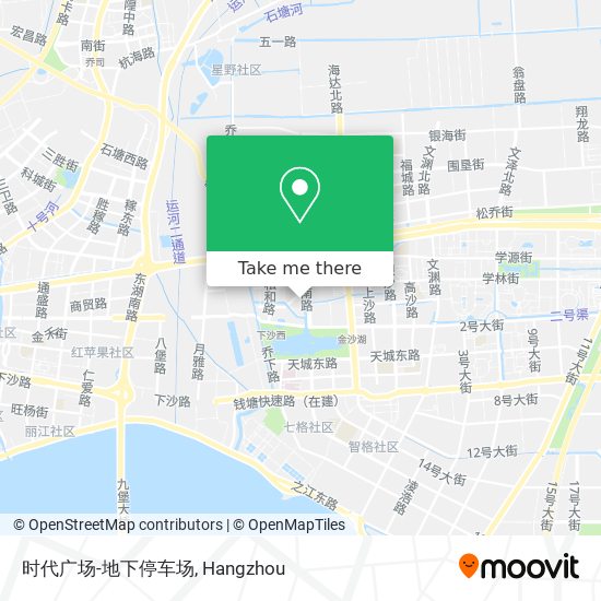 时代广场-地下停车场 map
