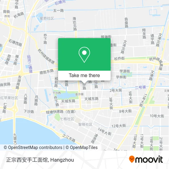 正宗西安手工面馆 map