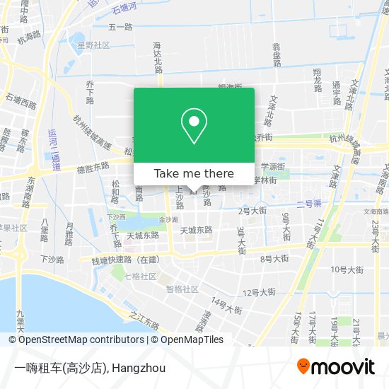 一嗨租车(高沙店) map