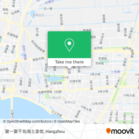 聚一聚千岛湖土菜馆 map