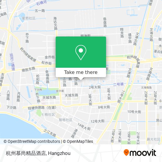 杭州慕尚精品酒店 map