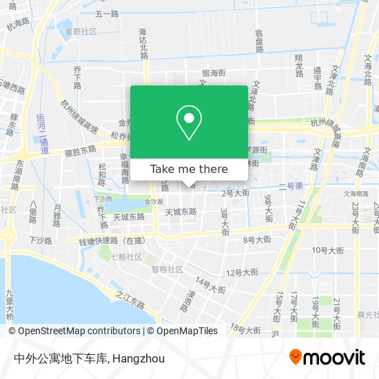 中外公寓地下车库 map
