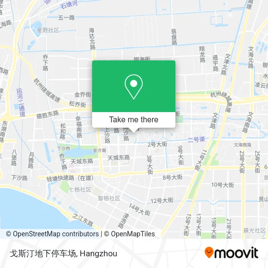 戈斯汀地下停车场 map