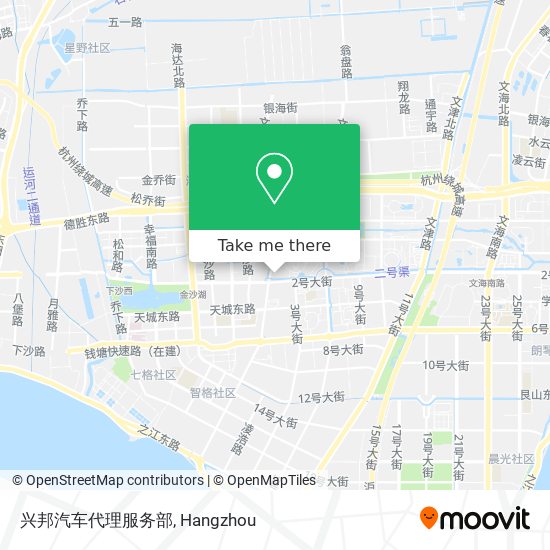 兴邦汽车代理服务部 map