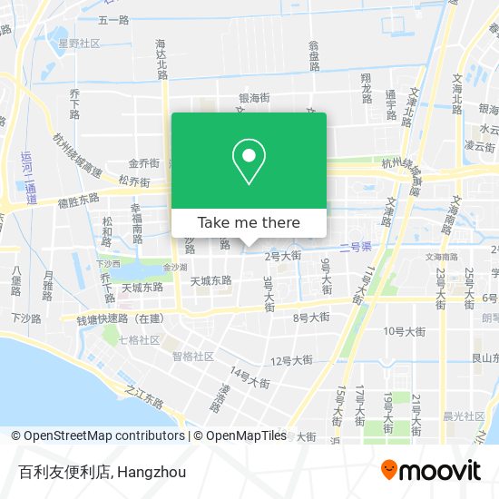百利友便利店 map