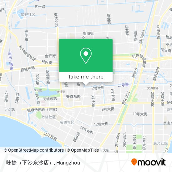 味捷（下沙东沙店） map