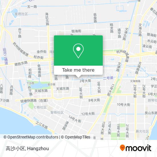 高沙小区 map