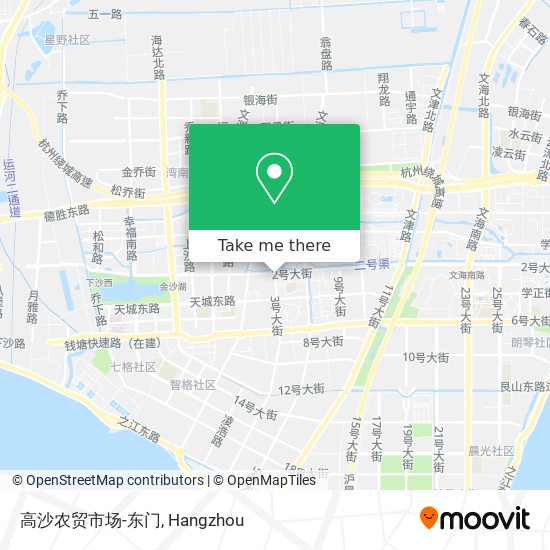 高沙农贸市场-东门 map