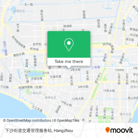 下沙街道交通管理服务站 map