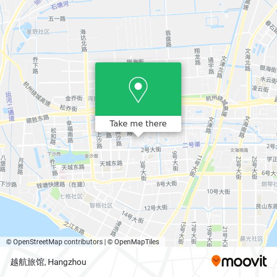 越航旅馆 map