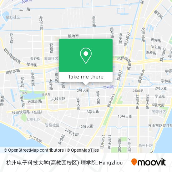 杭州电子科技大学(高教园校区)-理学院 map