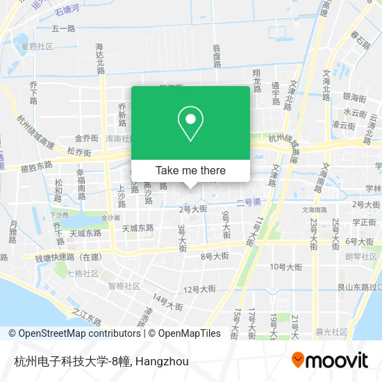 杭州电子科技大学-8幢 map