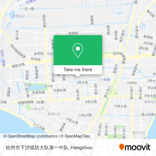 杭州市下沙巡防大队第一中队 map