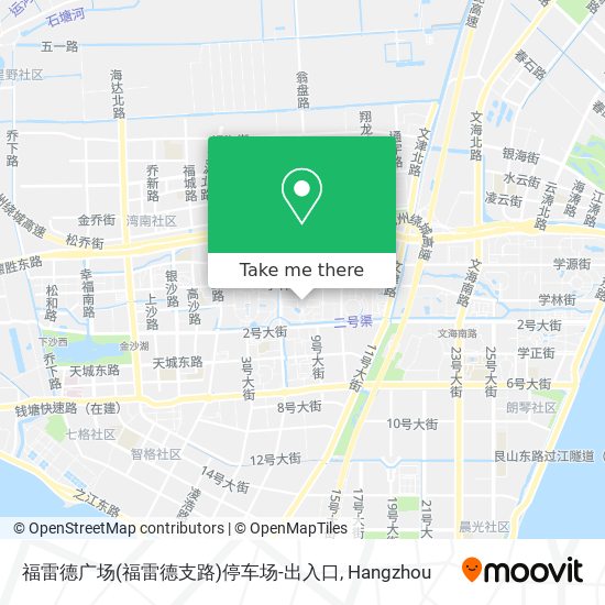 福雷德广场(福雷德支路)停车场-出入口 map