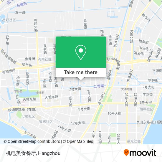 机电美食餐厅 map
