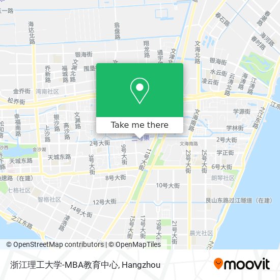 浙江理工大学-MBA教育中心 map