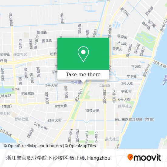 浙江警官职业学院下沙校区-致正楼 map