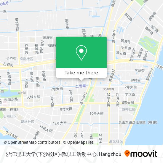 浙江理工大学(下沙校区)-教职工活动中心 map