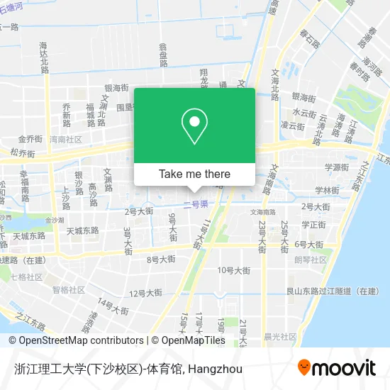 浙江理工大学(下沙校区)-体育馆 map