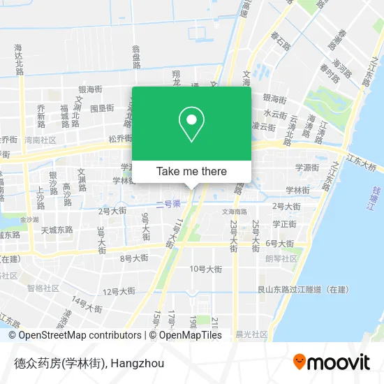 德众药房(学林街) map
