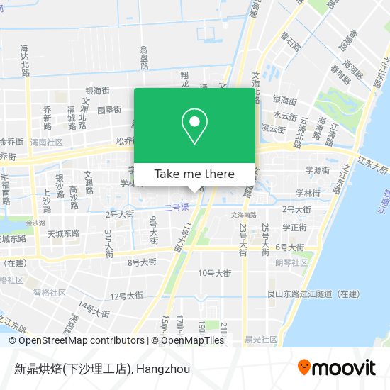 新鼎烘焙(下沙理工店) map