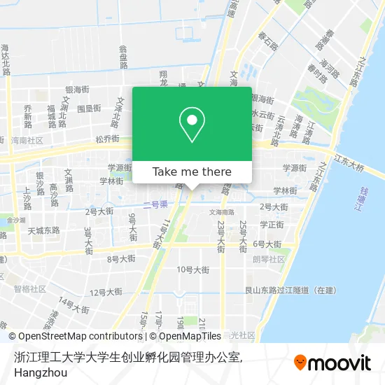 浙江理工大学大学生创业孵化园管理办公室 map