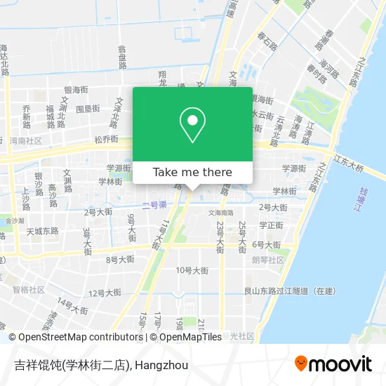 吉祥馄饨(学林街二店) map