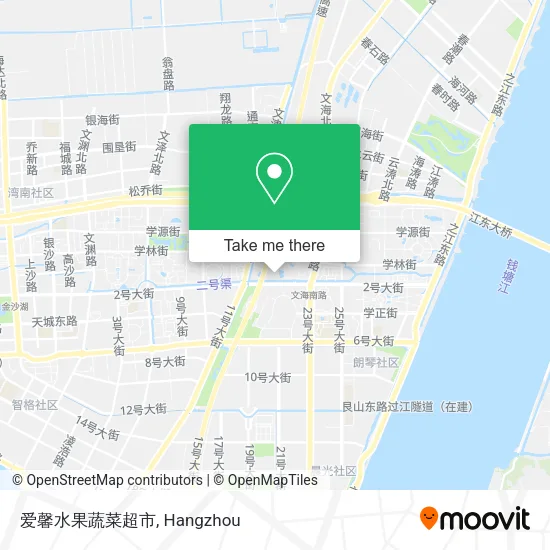 爱馨水果蔬菜超市 map
