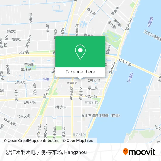 浙江水利水电学院-停车场 map