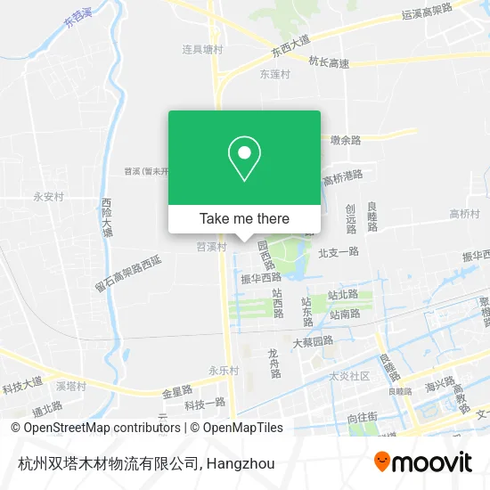 杭州双塔木材物流有限公司 map