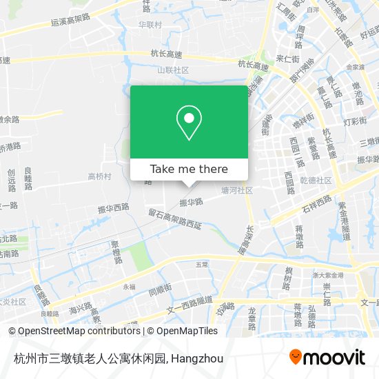 杭州市三墩镇老人公寓休闲园 map
